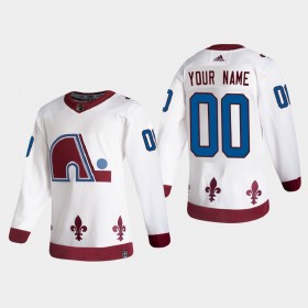 Colorado Avalanche Custom 2020-21 Reverse Retro Authentic Shirt - Mannen